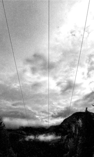 Cables Disappear into the Mist